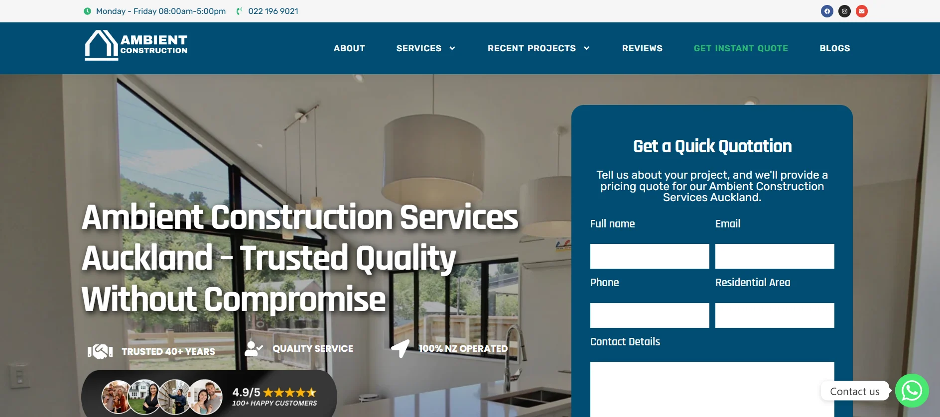 Ambient Construction project preview